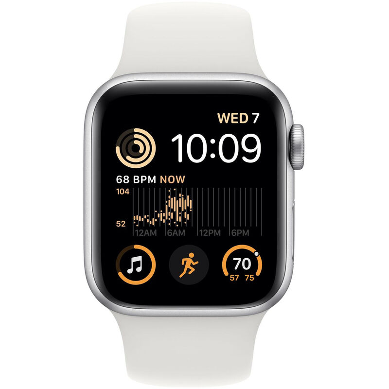 Apple Watch SE 2. Gen 40 mm GPS Alu Silver Sport White