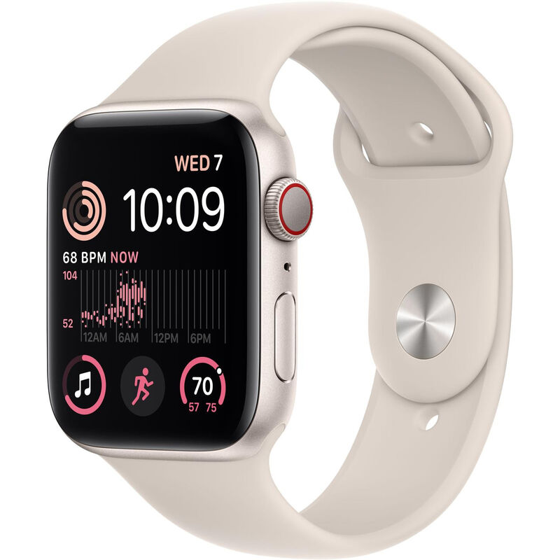 Apple Watch SE 2. Gen 44 mm LTE Alu Sport Starlight - 9499095171102