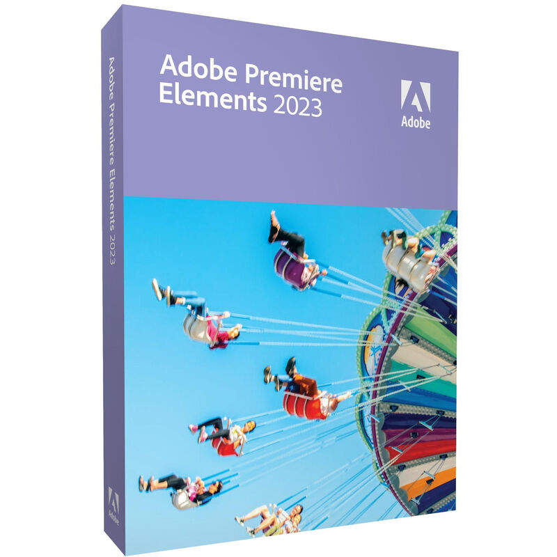 Adobe Premiere Elements 2023 Boîte, Version complète, Allemand - 9495715577886