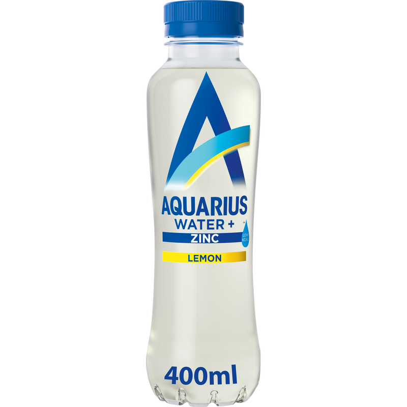 Aquarius Water + Zinc Lemon, 40 cl, 12 Stück - 5449000268723_01_ow