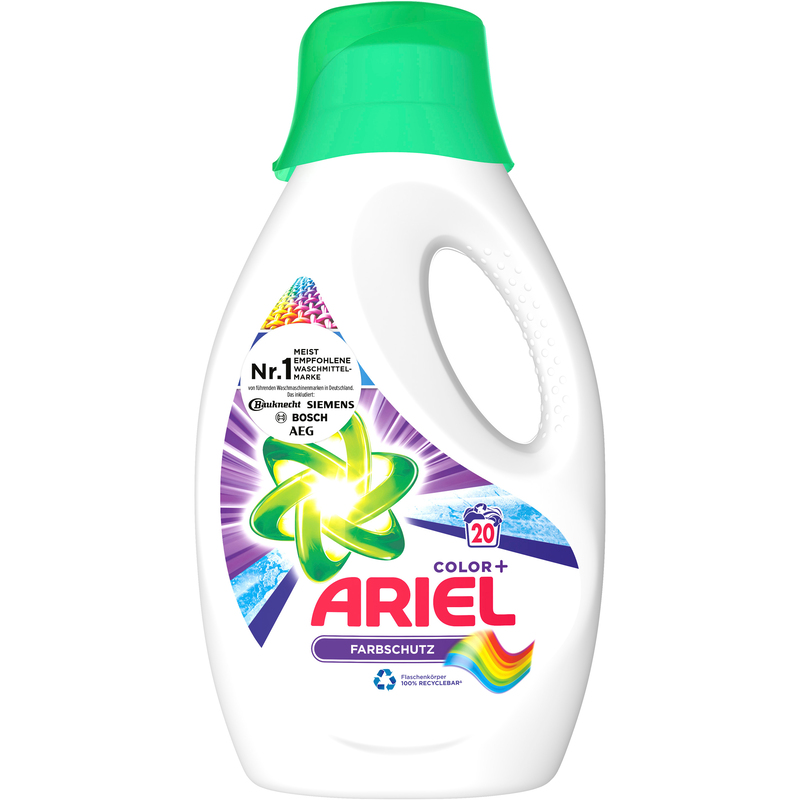 Ariel Waschmittel Flüssig, Color, 1100 ml - 8006540034101_01_ow