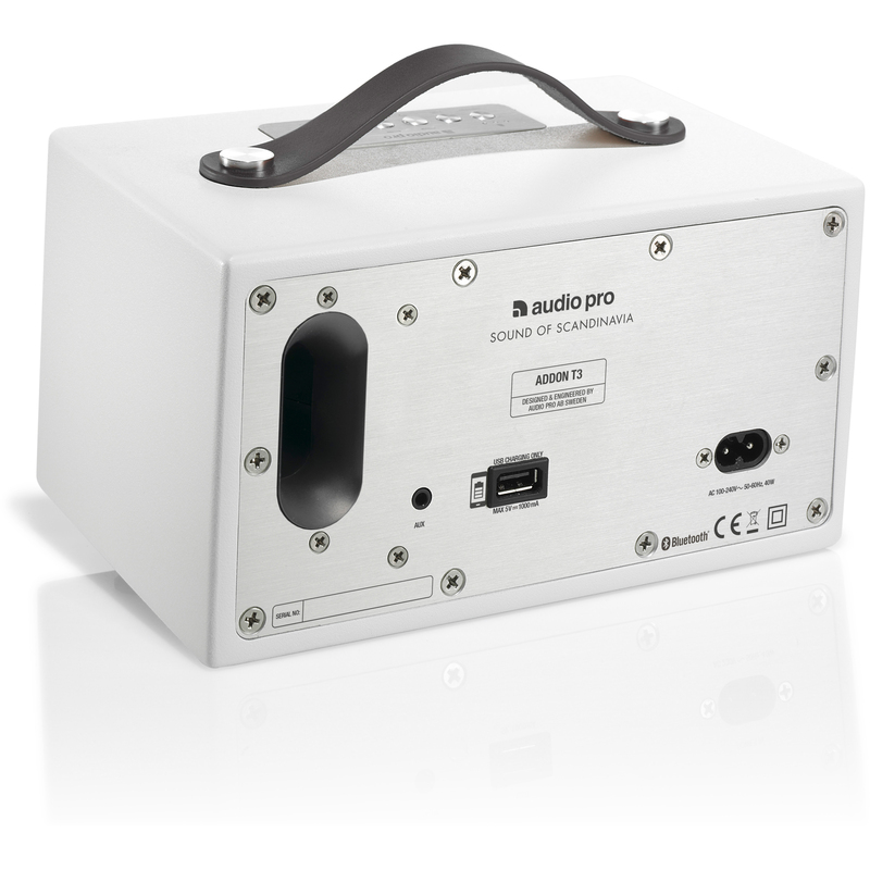 Audio Pro Addon T3+ Bluetooth-Lautsprecher, weiss - 7330117142014_03_ow