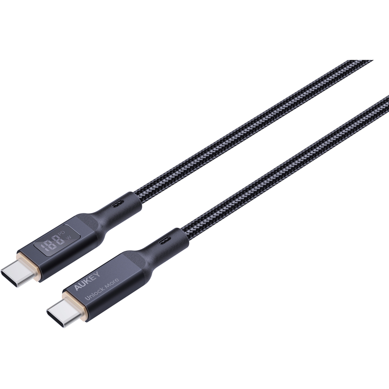 Aukey Kabel USB-C - USB-C CB-MCC102, Nylon, 1.8 m - 689323785353_01_ow