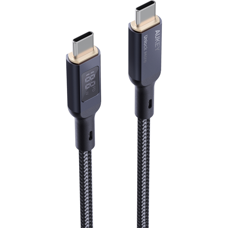 Aukey Kabel USB-C - USB-C CB-MCC102, Nylon, 1.8 m - 689323785353_05_ow