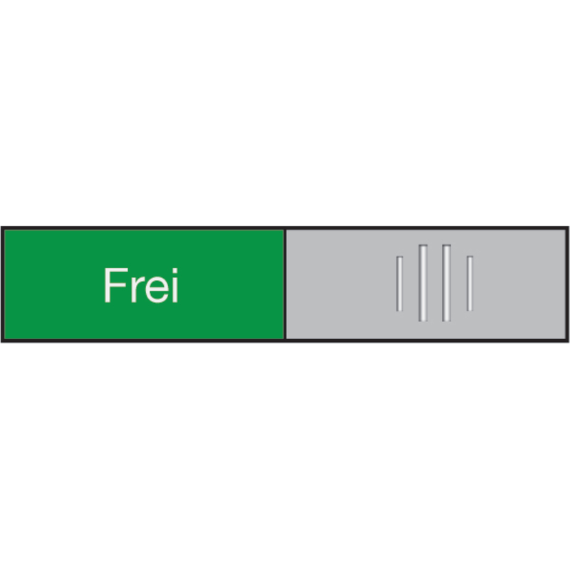Berec Design Türschild Frei-Besetzt, deutsch, 102 x 27,4 mm, 1 Stück - 7640106621988_01_ow
