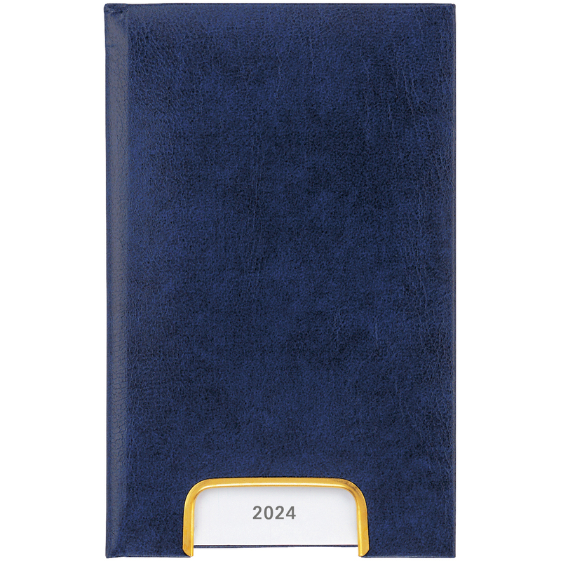 Biella Agenda 2024 Disponent, 1 Tag / Seite, Sa + So auf 1 Seite, blau