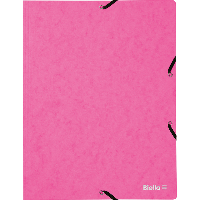 Biella Gummibandmappe, A4, pink - 7611365426157_01_ow