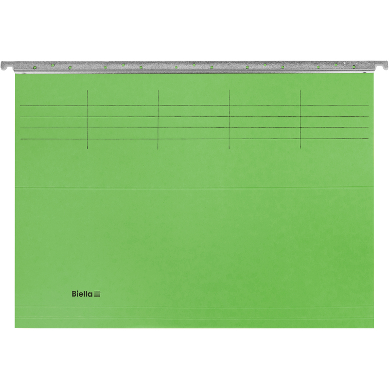 Biella Hängemappen-Set, 25 cm, 25 Stück, hellgrün