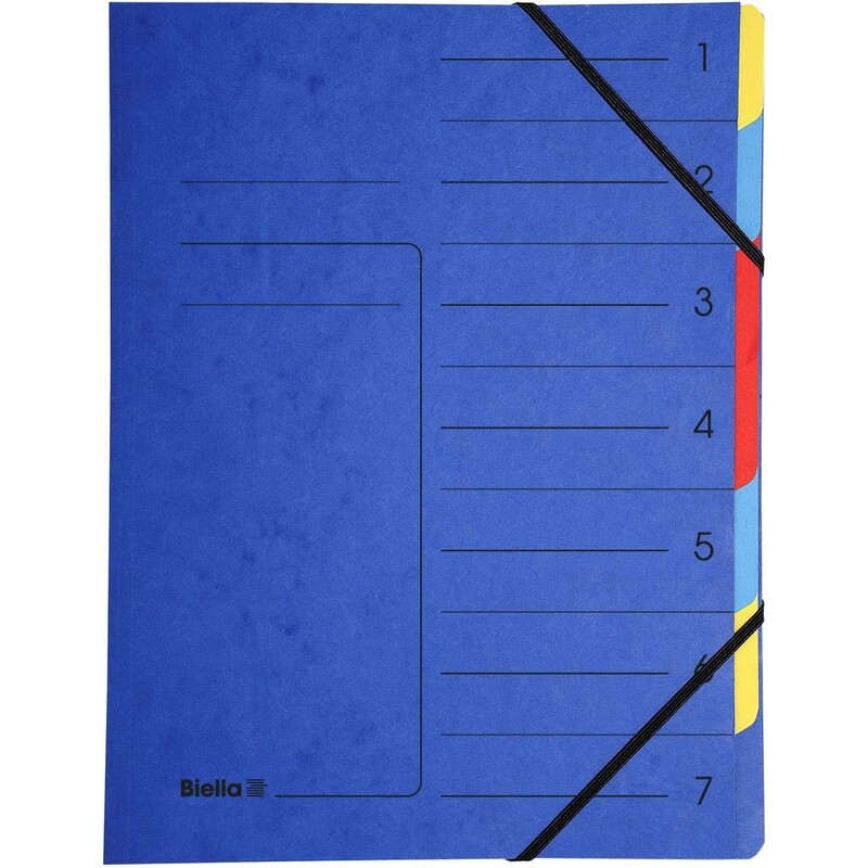 Biella Organisationsmappe, A4, blau