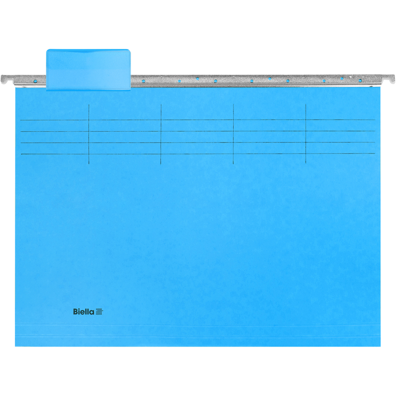 Biella Projekthängemappe, 25 cm, 5 Stück, blau - 7611365397198_04_ow