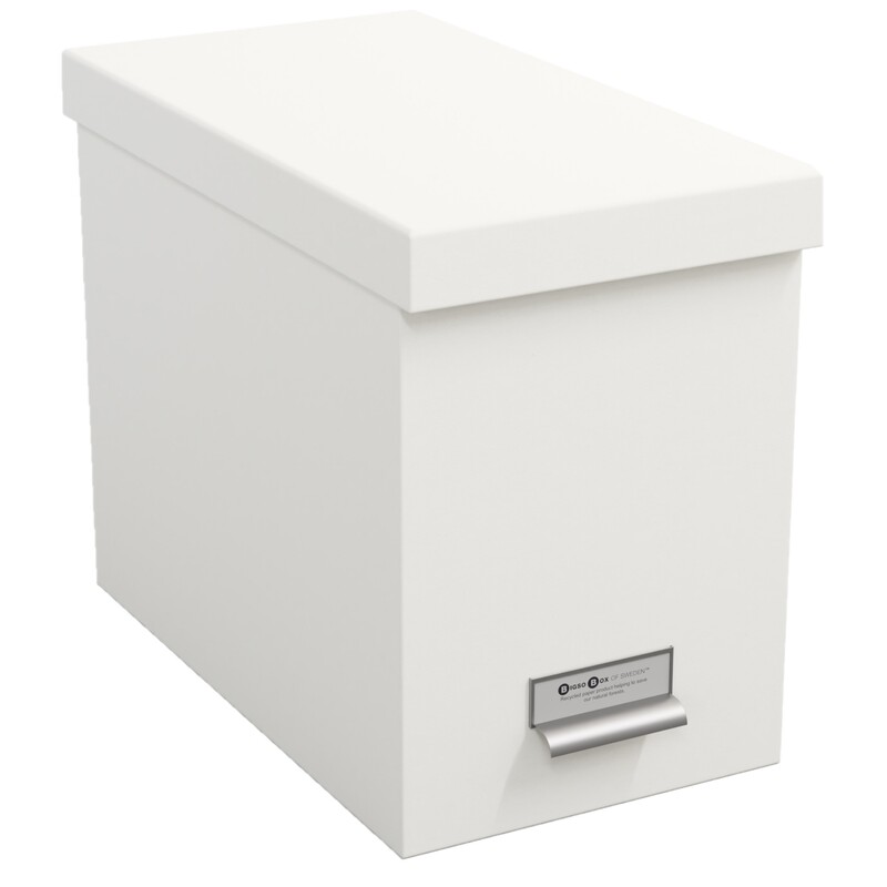 Bigso Box of Sweden boîte pour dossiers suspendus, carton, blanc - 7330061944559_01_ow