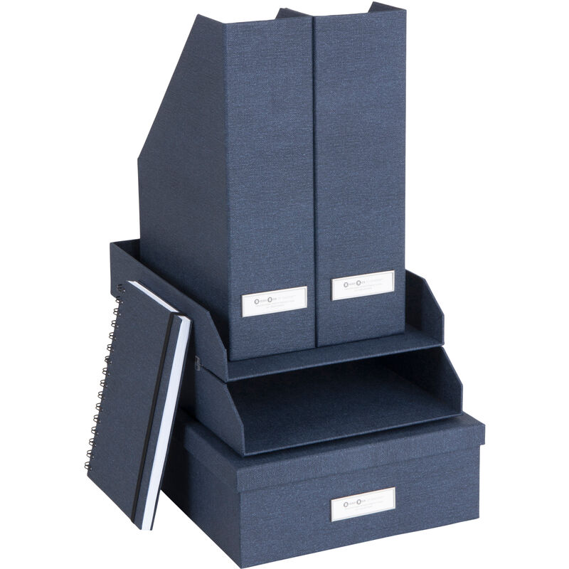 Bigso Box of Sweden Schreibtischablage-Set, 6-teilig
