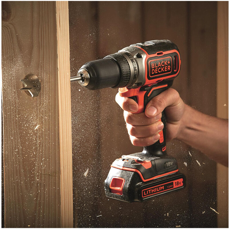 BLACK+DECKER Akku-Bohrschrauber BL186N Solo 18 V - 9487683059742