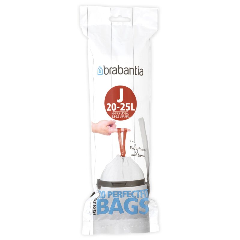 Brabantia Distributeur de sacs poubelle 23 -30L - Taille G, 40 sacs de 23- 30L - Taille G