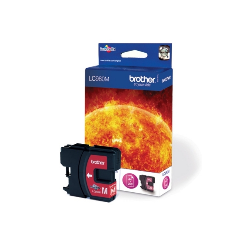 Brother LC-980M cartouche dencre, magenta - 4977766659628_01_ow