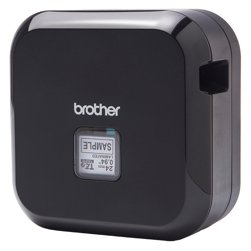 Étiqueteuse de bureau polyvalente Brother P-Touch avec adaptateur CA,  blanc/gris