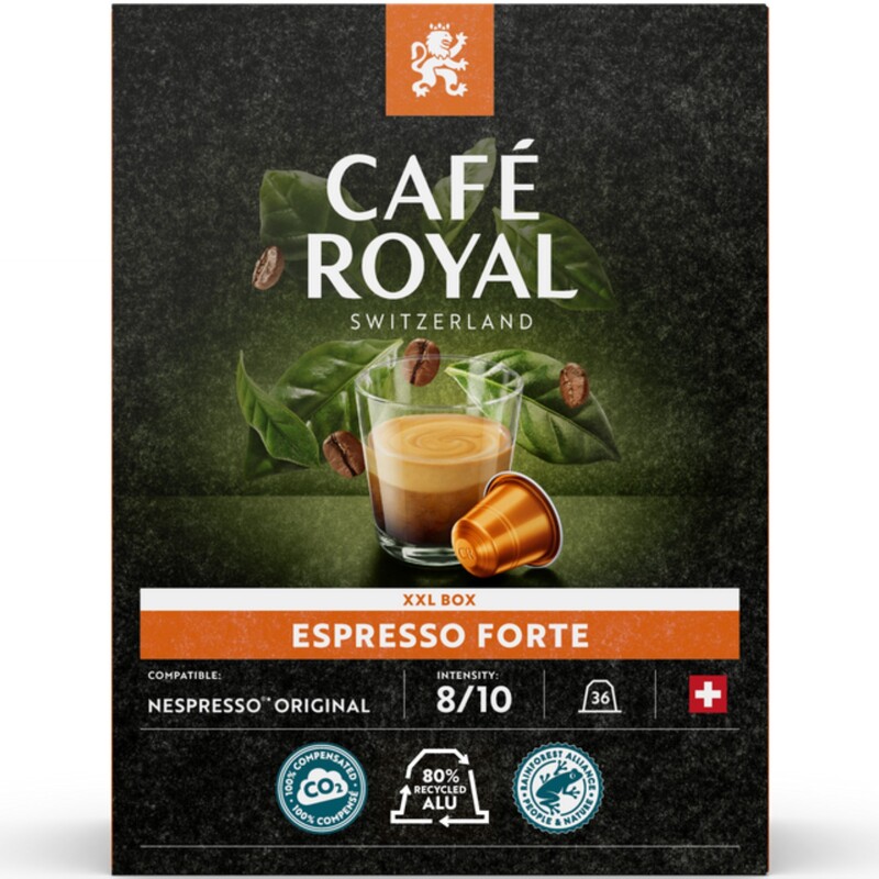 Café Royal Capsules de café pour Nespresso Ristretto 36 pièces