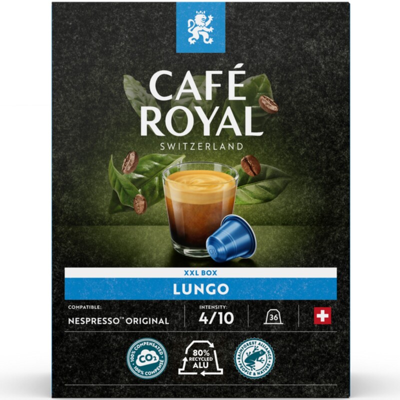 Café Royal Capsules de café Lungo, 5 g, 36 pièce - 7617014193159_02_ow