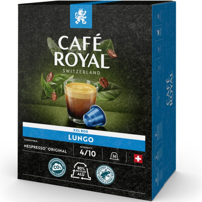 Café Royal Kaffeekapseln Lungo, 5 g, 36 Stück - 7617014193159_01_ow