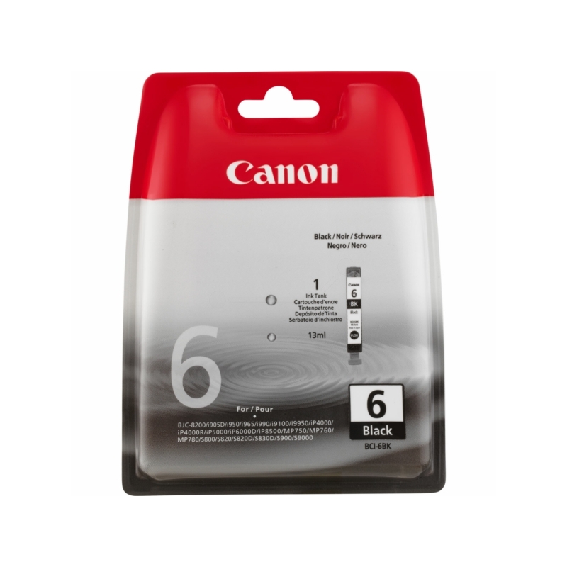 Canon BCI-6BK cartouche dencre, noir - 4960999864853_01_ow