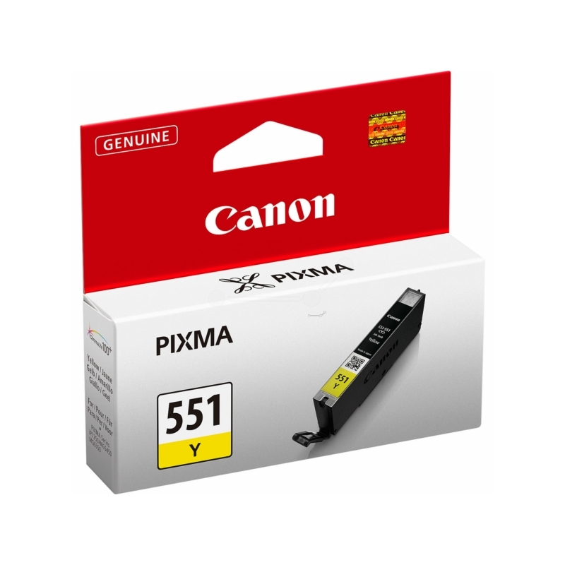 Canon CLI-551Y cartouche dencre, jaune - 4960999905563_01_ow