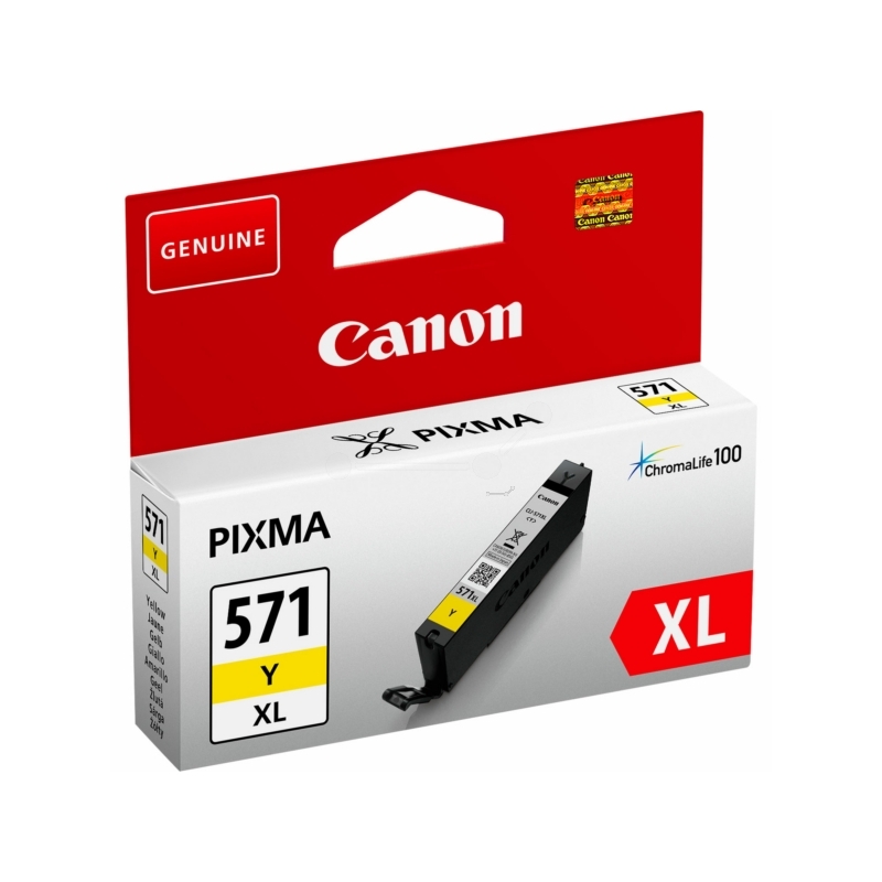 Canon CLI-571XLY cartouche dencre, jaune - 4549292032888_01_ow