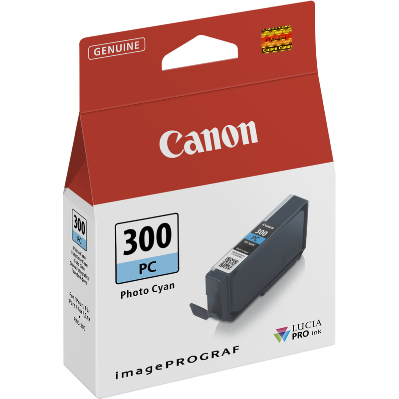 Canon PFI-300PC Tintenpatrone, photo_cyan - 4549292158939_01_ow