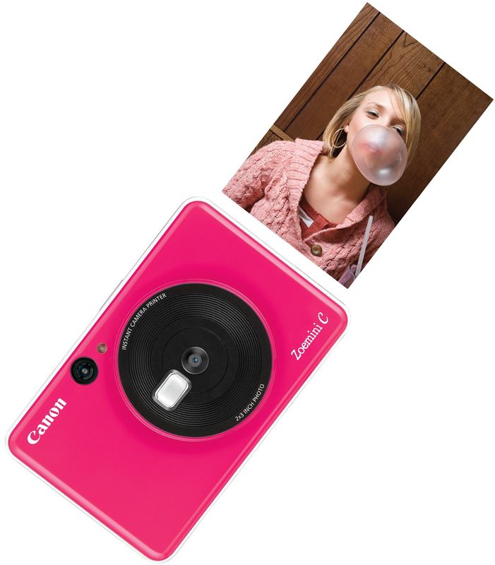 Canon Sofortbildkamera Zoemini C, Bubble Gum Pink - 4549292148404_03_ow