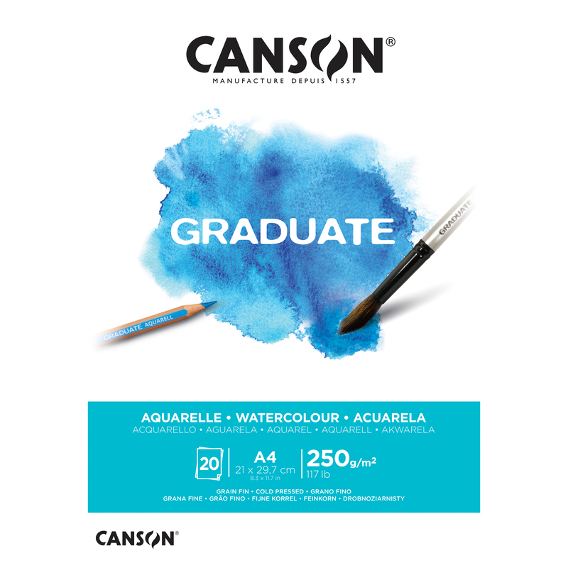 Canson Aquarellblock Graduate, A4, blanco - 3148950021151_01_ow
