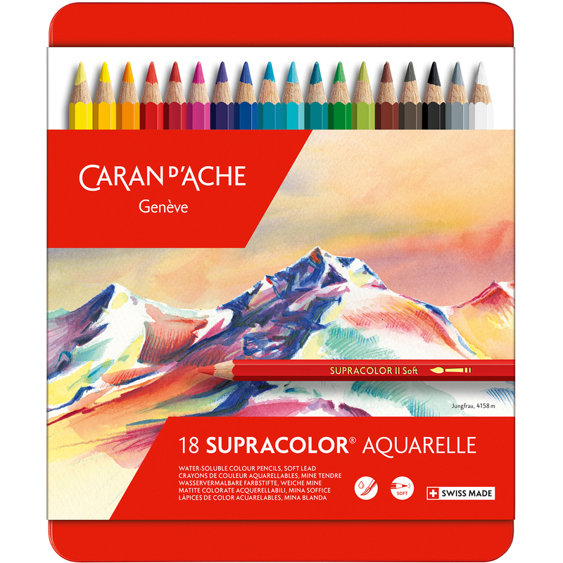 Set de 12 crayons aquarellables et pinceau réservoir Aquash de Pentel