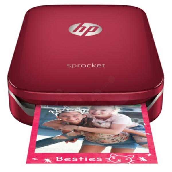 HP Sprocket Photo Printer red