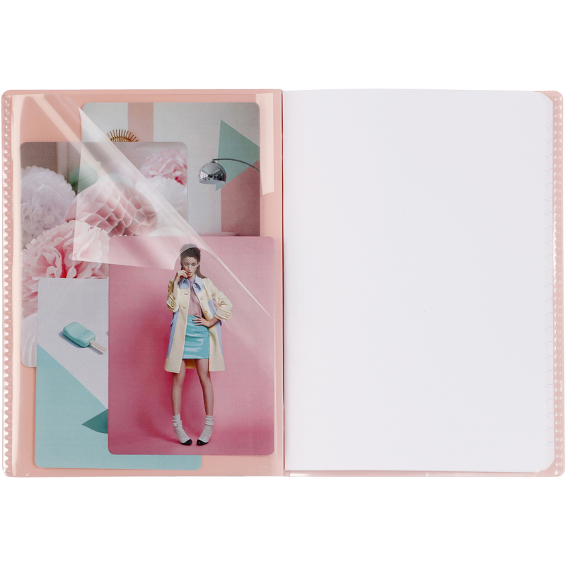 Clairefontaine cahier Koverbook Blush, A5, ligné, corail/bleu glace - 3037929617795_02_ow