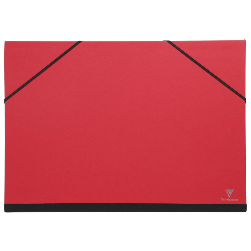 Clairefontaine Zeichenmappe, 35 x 50 cm, rot - 3329681444055_01_ow
