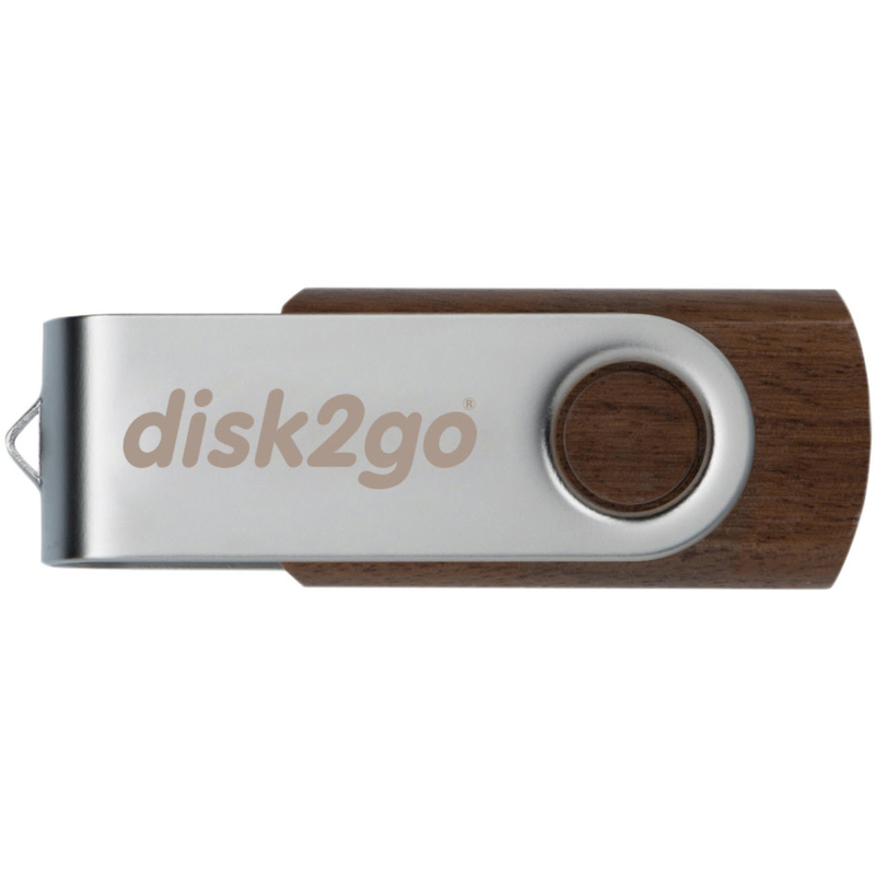 disk2go Clé USB wood, 128 GB, USB 3.0, 1 pièces - 7640111166993_02_ow