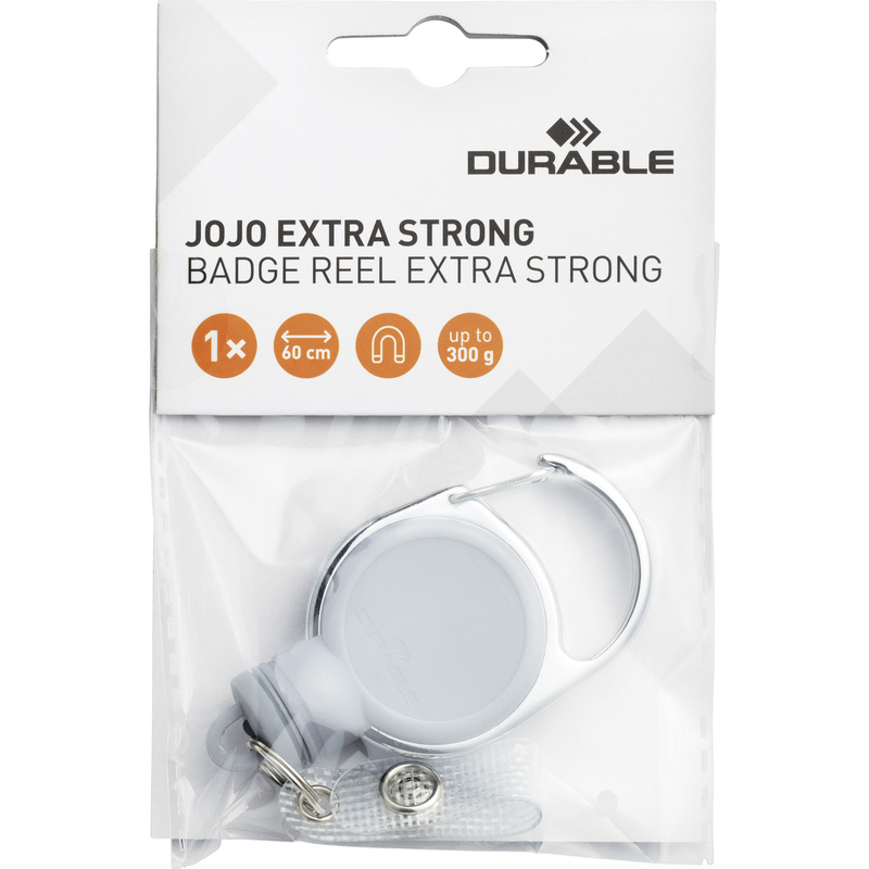 Durable Ausweishalter mit Aufrollmechanismus Jojo, extra stark, 34 x 100 mm, 1 Stück - 4005546997544_02_ow