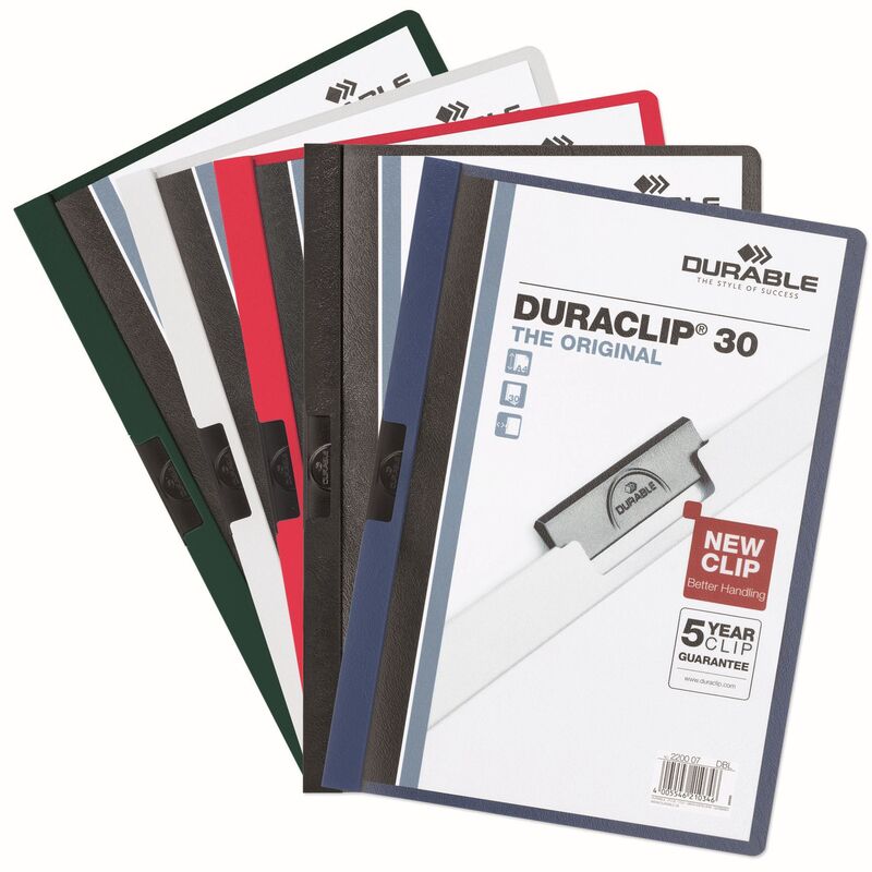 Durable dossier rapide Duraplus De Luxe, A4, blanc 