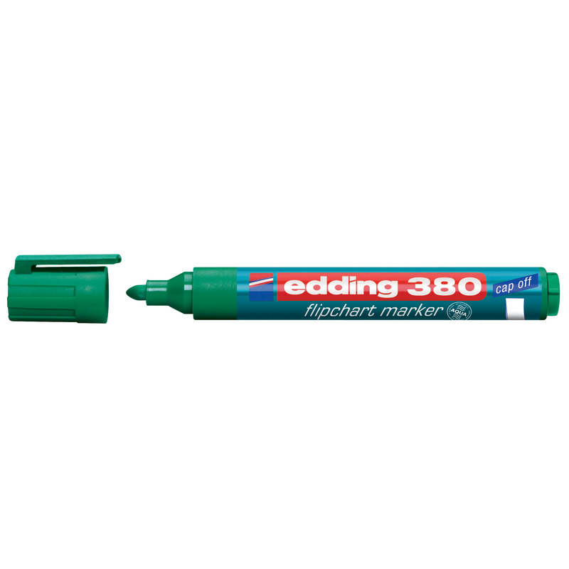 Edding Flipchart Marker 380, grün - 4004764013180_01_ow