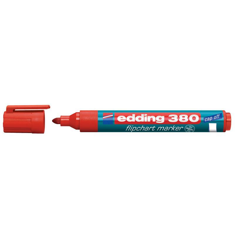 Edding Flipchart Marker 380, rot - 4004764013098_01_ow