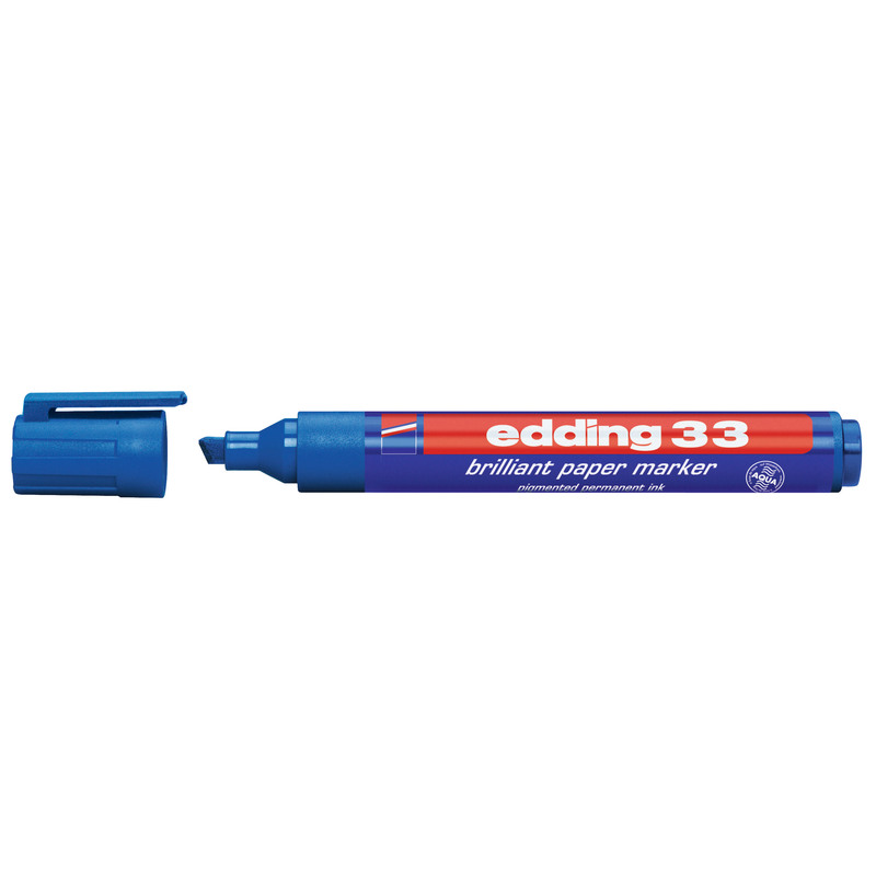 Edding Permanent Marker 33, blau - 4004764304875_01_ow