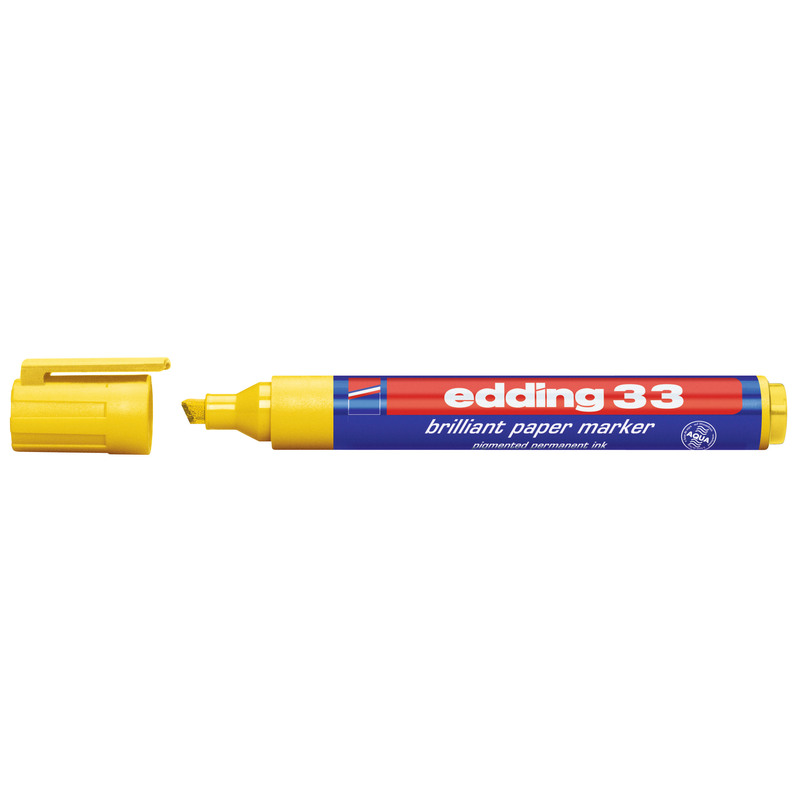 Edding Permanent Marker 33, gelb - 4004764064571_01_ow