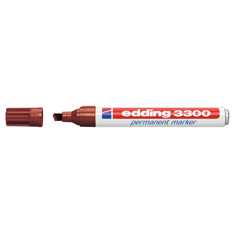 Edding Permanent Marker 3300, braun - 4004764010257_01_ow