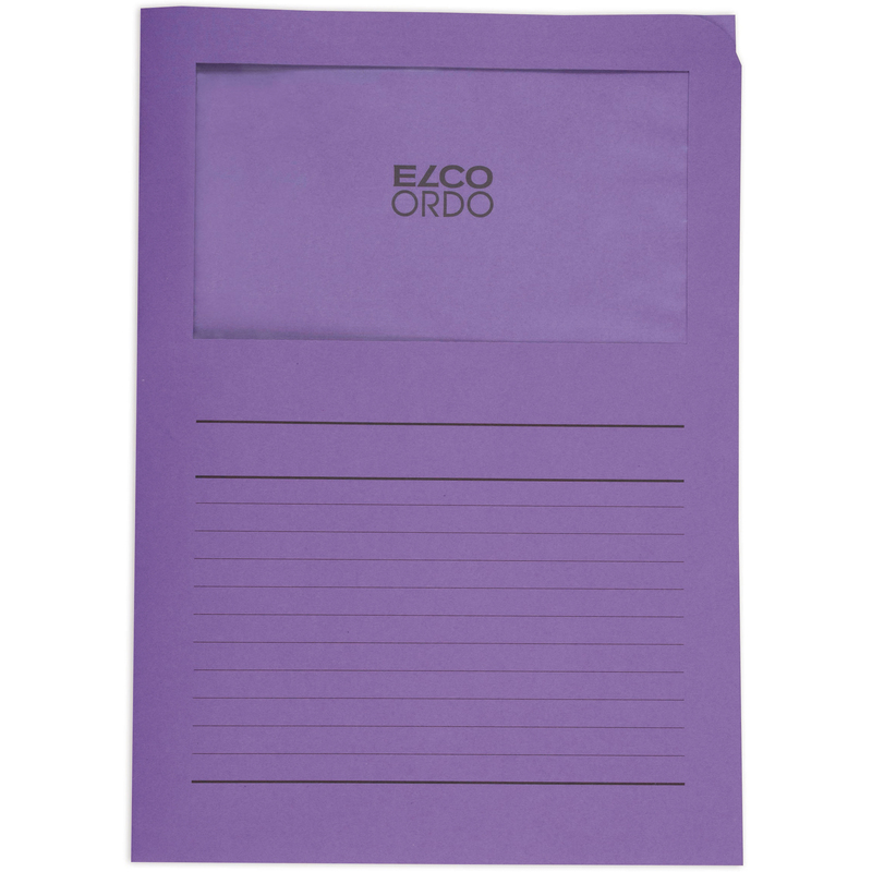 Elco dossier dorganisation Classico, ligné, 100 pièces, A4, violet - 7611722019862_01_ow