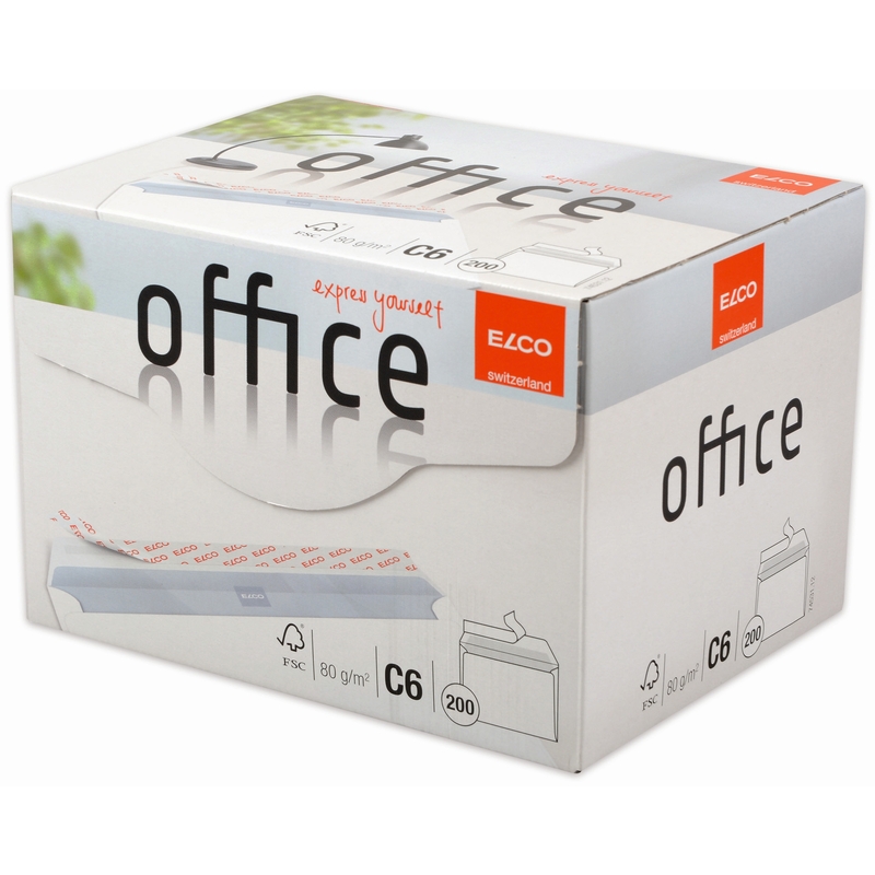 Elco Office enveloppe, C6, 200 pièces - 7610425346909_01_ow
