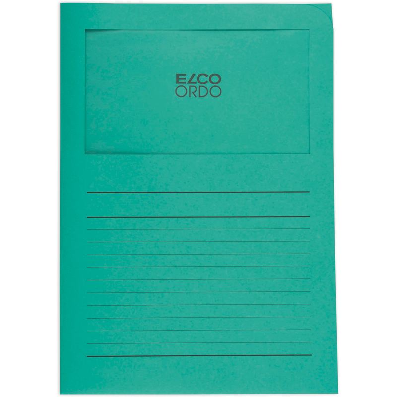 Elco Organisationsmappe Ordo Classico, liniert, 100 Stück, A4, smaragdgrün - 7611722019886_01_ow