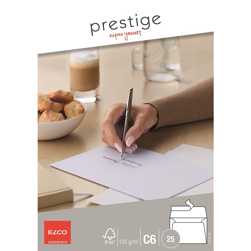 Elco Prestige enveloppe, C6, 25 pièces - 7610425157505_01_ow