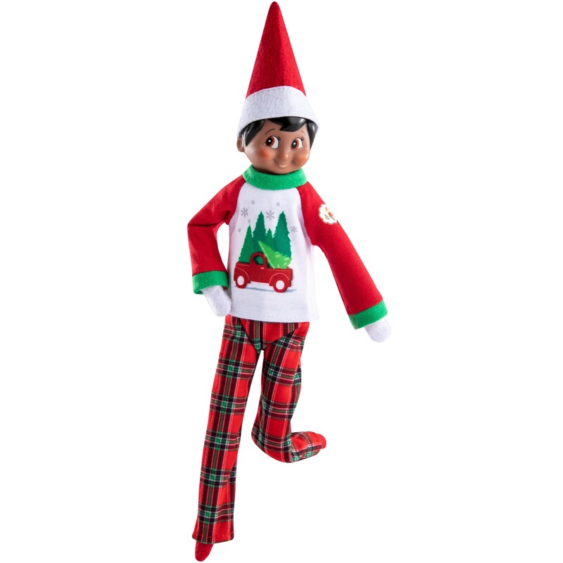 Elf on a Shelf lutin avec pyjama Tree Farm, sans poupée 