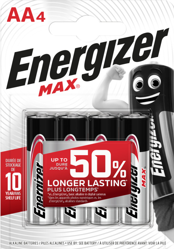 Energizer Batterien Max, AA/LR06, 4 Stück - 7638900437645_01_ow