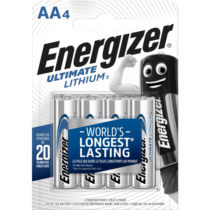Energizer Batterien Ultimate Lithium, AA/LR06, 4 Stück - 7638900262643_01_ow