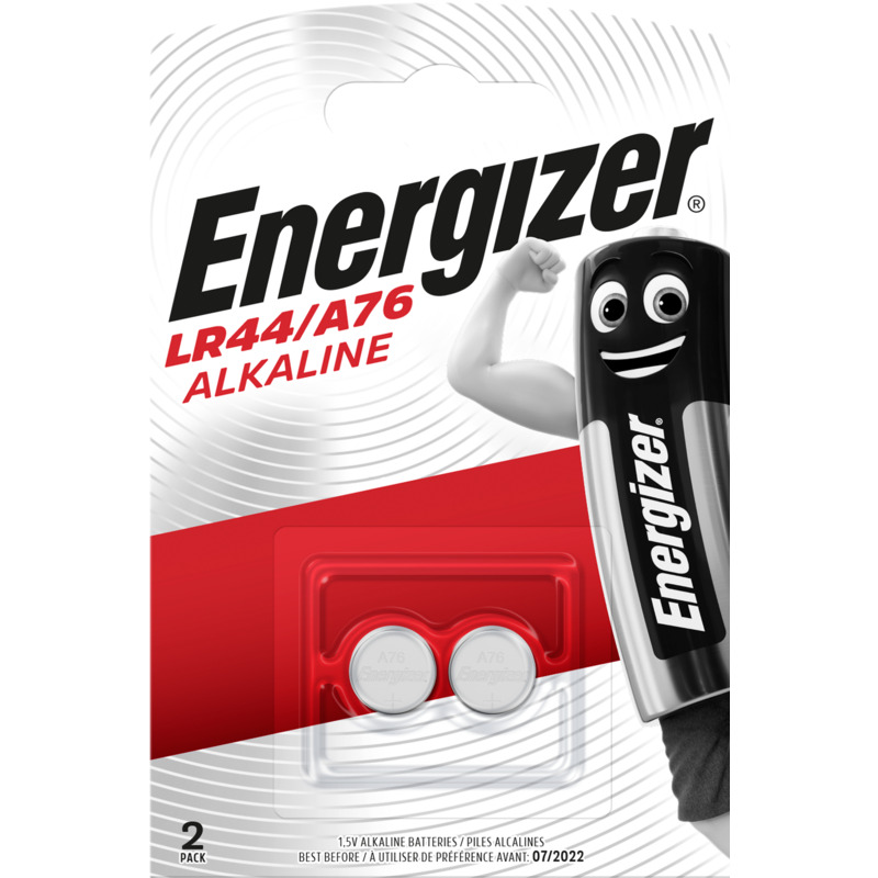 Energizer Knopfbatterien, A76/LR44, 2 Stück - 7638900083071_01_ow