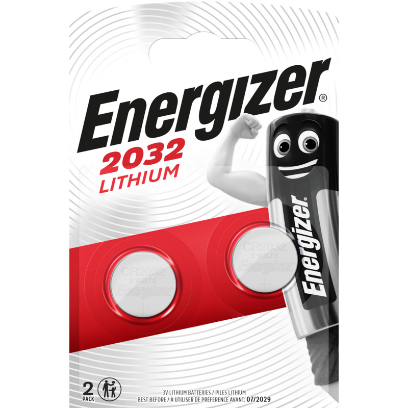 Energizer piles bouton, CR2032, 2 pièce - 7638900248357_01_ow